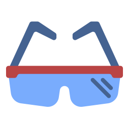 Safety glasses icon