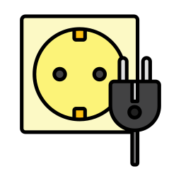 stekker en stopcontact icoon