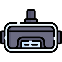 Virtual reality glasses icon