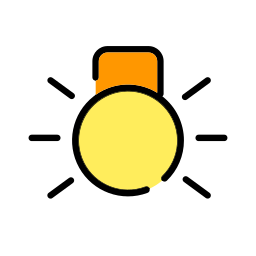 Lamp indicator icon