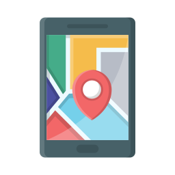 Mobile map icon