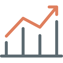 gráfico de barras Ícone