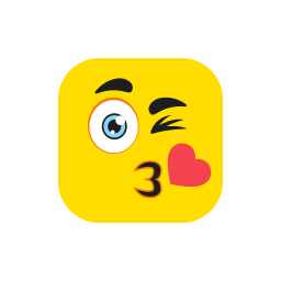 Kiss-wink-heart icon