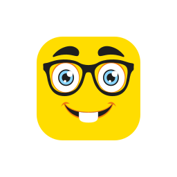 Nerd glasses icon