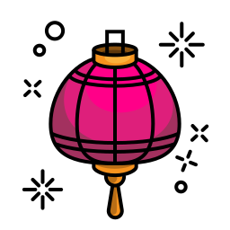 Chinese lantern icon