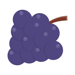 uvas icono