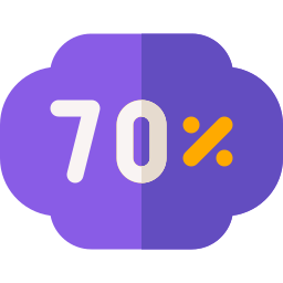 70% icon