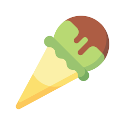 sorvete de casquinha Ícone