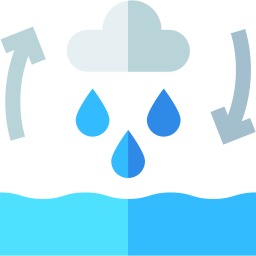 Water cycle icon