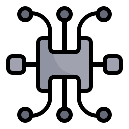 연결된 라인 icon
