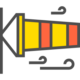 drapeau du vent Icône