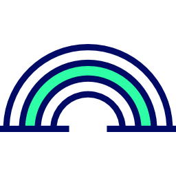 arcobaleno icona