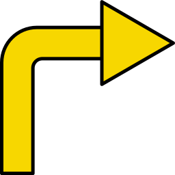 Turn right icon