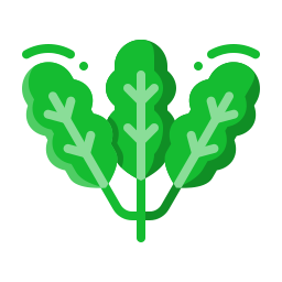 hojas de mostaza icono
