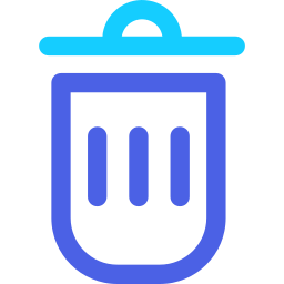 Trash can icon