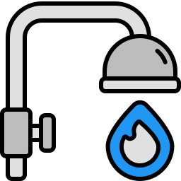 Hot water icon