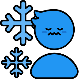 zimno ikona