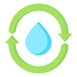 Water cycle icon