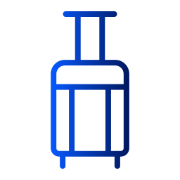 Trolley bag icon