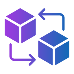 distribución icono