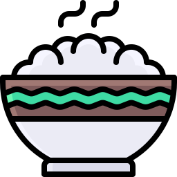 Rice bowl icon