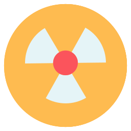 radioactief icoon