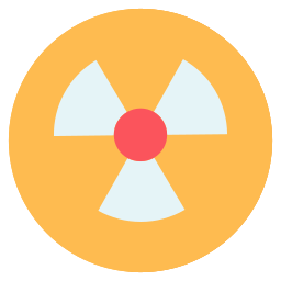 radioactif Icône