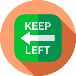 Keep left icon