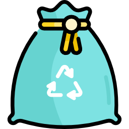 Recycling bag icon