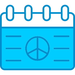 calendário da paz Ícone