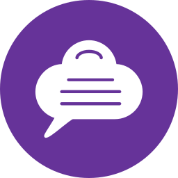 Speech bubble icon