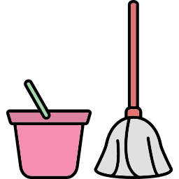 Floor mop icon