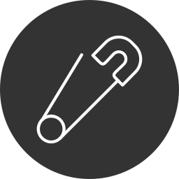 Safety pin icon