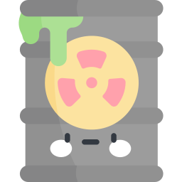 Toxic waste icon
