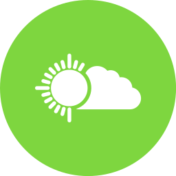 태양 구름 icon