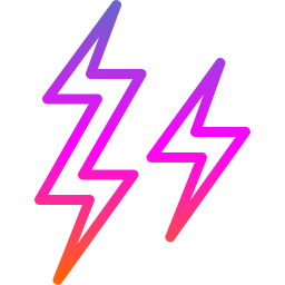 Thunder bolt icon