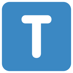 Letter t icon