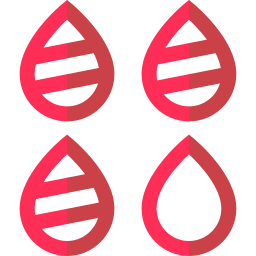 flujo menstrual icono