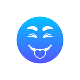 glimlach-knipoog icoon