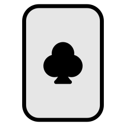 Ace of clubs icon