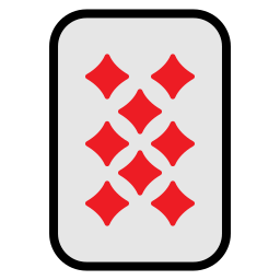 Eight of diamonds icon