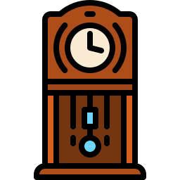 Grandfather clock icon