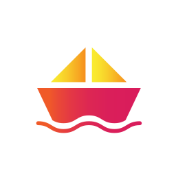 Paper boat icon