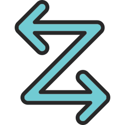 zig-zag icono