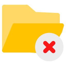 Delete folder icon