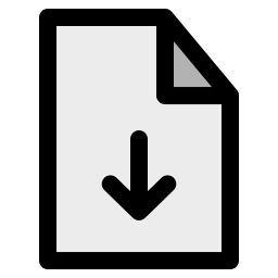 Download file icon