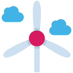 Wind turbine icon