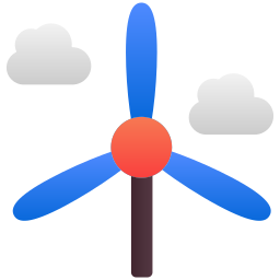 Wind turbine icon