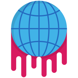 die globale erwärmung icon