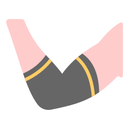 Elbow pads icon